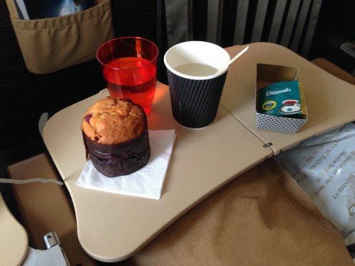 The pre-arrival "cafe service" more than sufficient on an 8 hour daytime flight Photo: Jacob Pfleger | AirlineReporter 