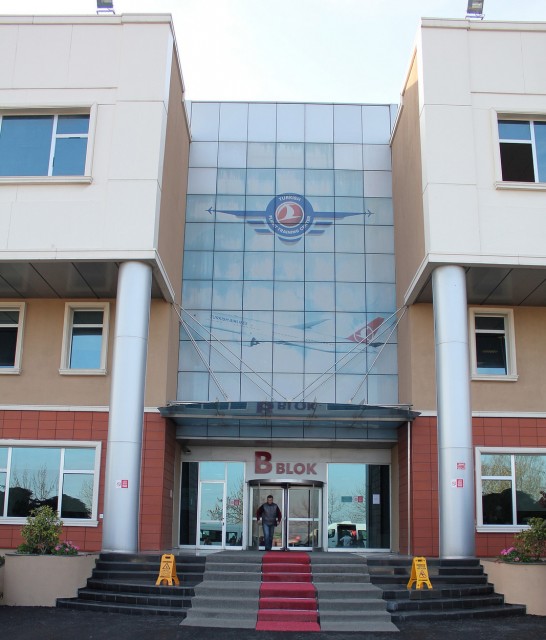 Entering part of Turkish Airlines' operations buildings in Istanbul - Photo: David Parker Brown | AirlineReporter