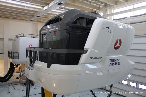 One of the Boeing 737-800 flight simulators for Turkish Airlines