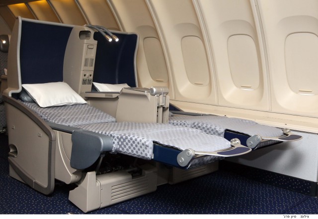 Finally, a full flat product on El Al! Photo - El Al Israel Airlines