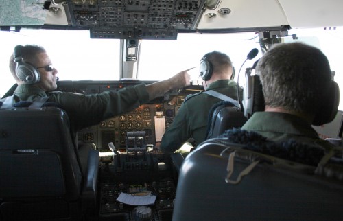 In the flight deck of the L1011 - Photo: Graham Dinsdale