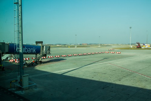 A special area had been setup for the event in the adjacent gate allowing ample room to move and view the aircraft from various angles Photo: Jacob Pfleger | AirlineReporter