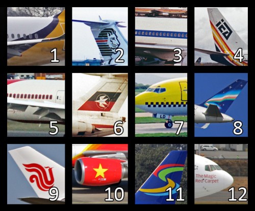 How well do you know airline liveries?