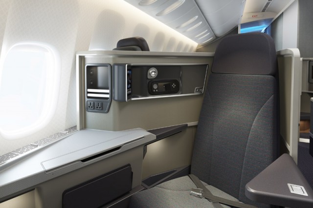 American Airlines new Business Class Seat set to debut on the retrofitted 777-200ER - Photo: American Airlines