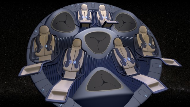 Passengers and cargo can be interchanged and flown on the CST-100 - Image: Boeing