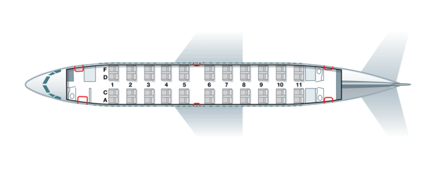 SAS' Boeing 737-700 will likely be configured like this. Image: PrivatAir