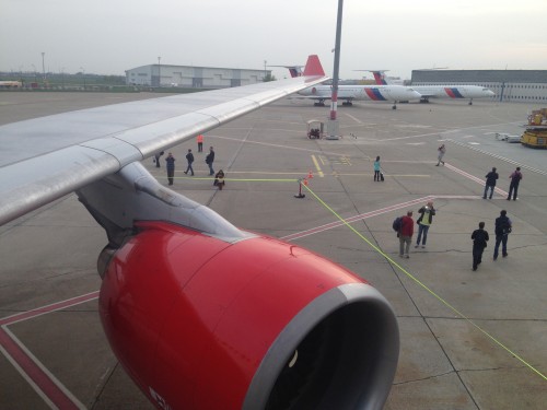 Farewell Bratislava, boarding for the final flight back to Prague Photo: Jacob Pfleger | AirlineReporter