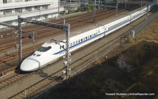 No, I didn't take a ride on the Shinkansen. Maybe next trip!