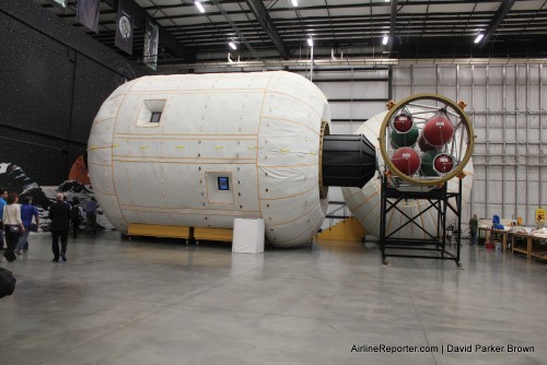 Once inflated, the BA-300 is quite large.