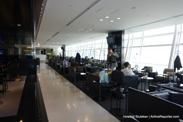 ANA's Business Class Lounge at Haneda Airport, International Terminal.