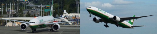 Taxi and lift off from Paine Field. Photos: Chu-Yi (Andrew) Chuang