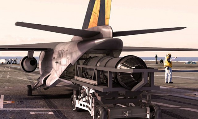 An artist impression of the proposed Lockheed S-3 COD conversion. Photo: Lockheed Martin