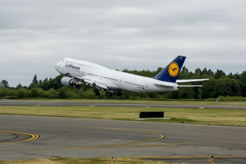 The 1500th 747 ever built taking off at Paine Field - Photo: Boeing