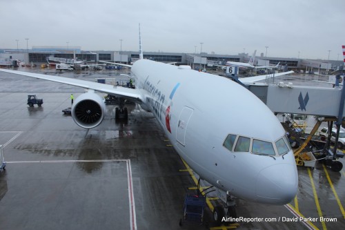 An American Airlines 777-300ER at JFK