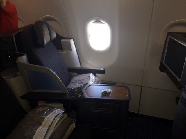 My seat during the flight - Photo: 