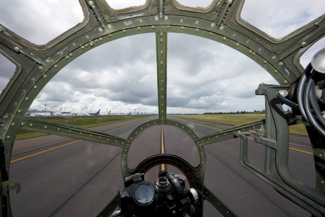 Starting the taxi back to Historic Flight Foundation. Photo - Bernie Leighton | AirlineReporter