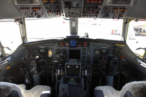 Old and new meet. The new techonology from Honeywell meet with a classic Convair in the cockpit - Photo: JL Johnson | AirlineReporter