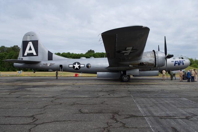 Side on with a B-29A. Photo - Bernie Leighton | AirlineReporter