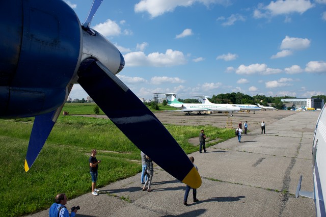 What it looks like to board an AN-12. Photo taking was not allowed at Minsk-2, so this was technically at Minsk-1. Photo - Bernie Leighton | AirlineReporter.com