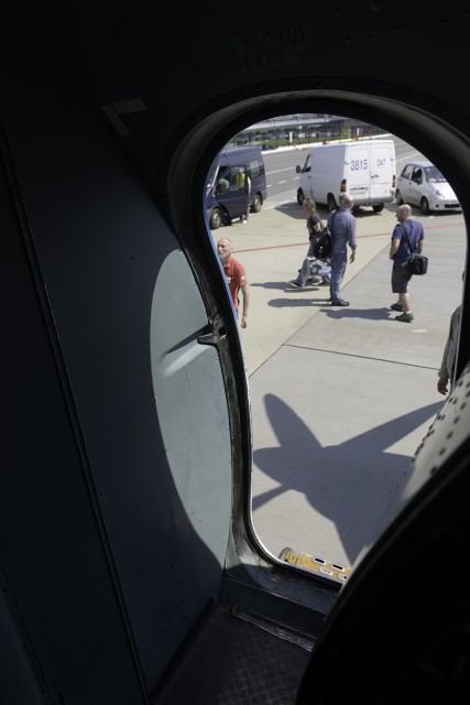 The crew and, it would seem, passenger door of an AN-26B. Photo - Bernie Leighton | AirlineReporter