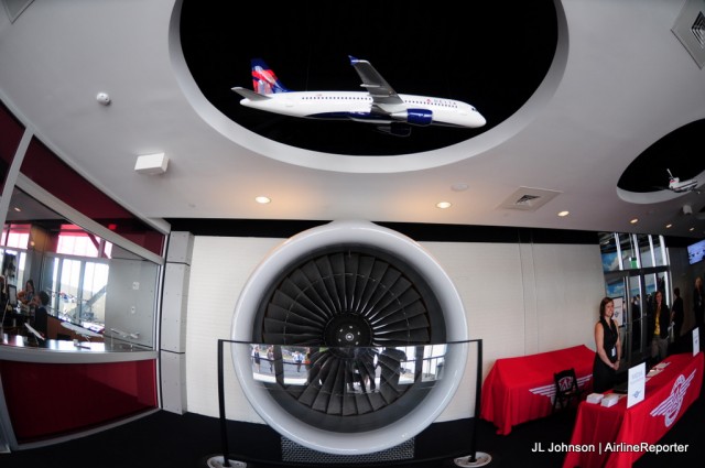 Flight museum lobby- Airplanes and engines, oh my! JL Johnson | AirlineReporter