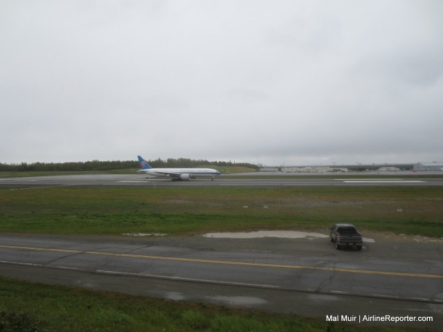 Spotting at Anchorage couldn't be easier when Runway 15 is in use.