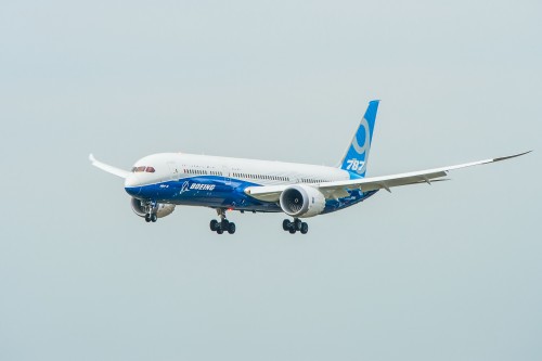Level flight for the 787-9 Dreamliner - Photo: Boeing