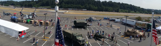 The United States Marine Corp takes over the Museum of Flight for Marine Week - Photo: Jennifer Nagle