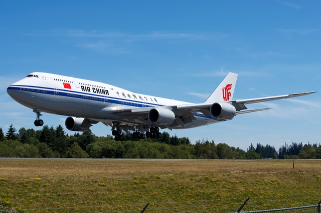 Air China is one of only four airlines that has orders for the 747-8I. Photo - Bernie Leighton