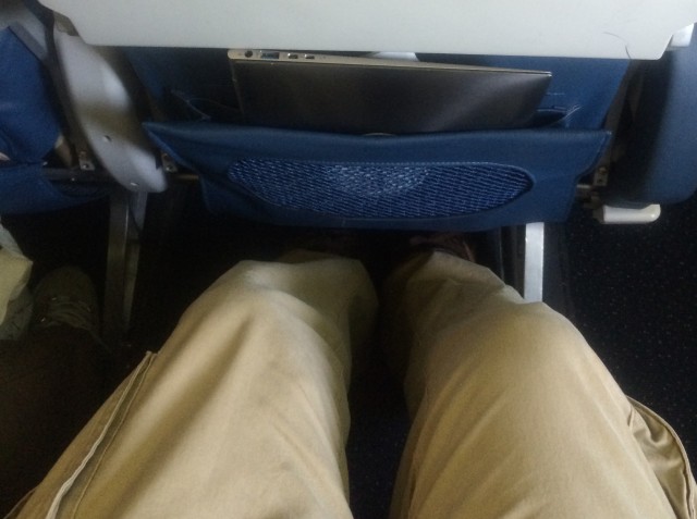 Ample leg room, especially since I am 6'1"