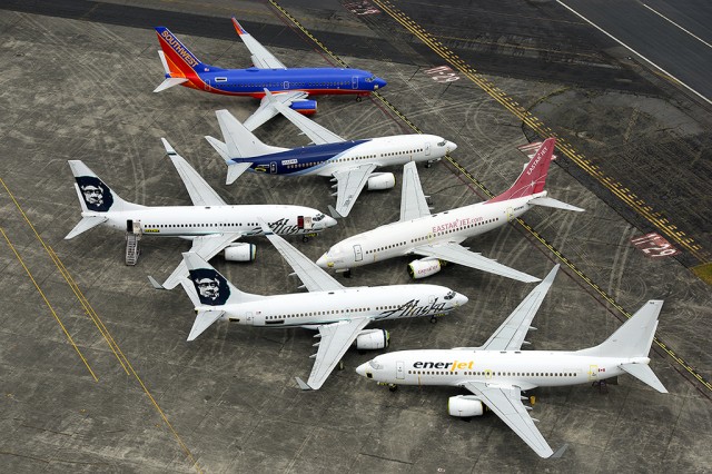 Many airlines are trading 737-700s for larger 737-800s as they come off lease. Southwest, however, is more than happy to have them.  Photo - Bernie Leighton | AirlineReporter