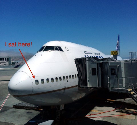I've always wanted to fly in seat 1A on a 747 - Photo: Blaine Nickeson | AirlineReporter