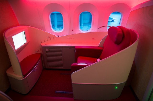 Xiamen's first class product on the 787 Dreamliner - Photo Jeremy Dwyer-Lindgren  | Airways News