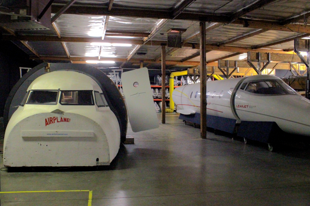 At the front of the first narrowbody set is the flight deck from the movie "Airplane!" - Photo: Ben Granucci | NYCAviation