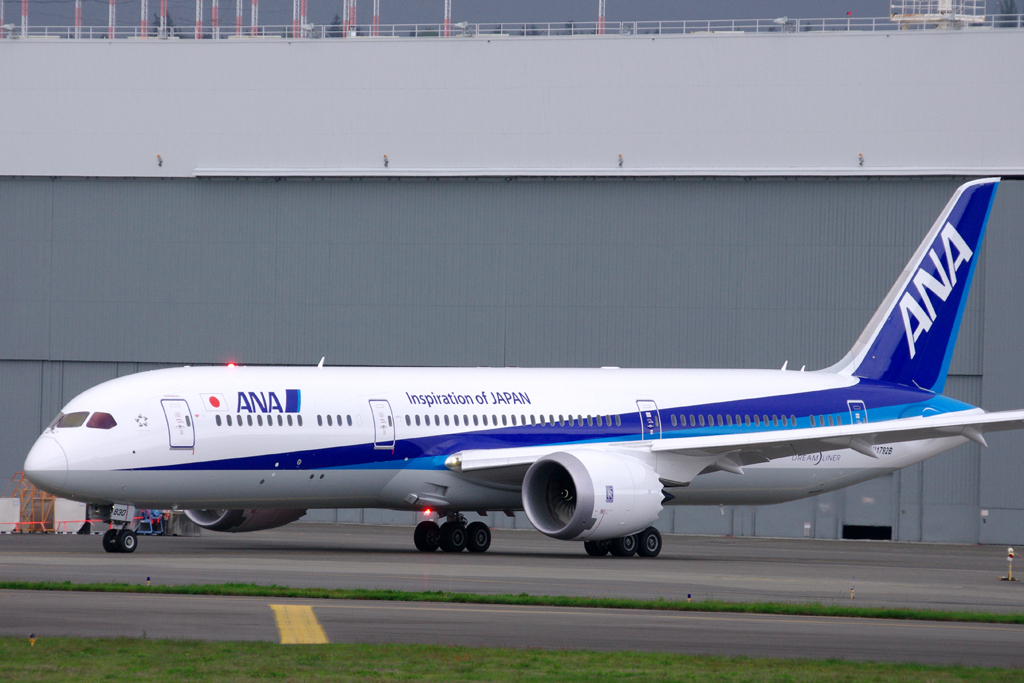 All Nippon Airways Begins Revenue Flights with the Boeing 787-9 