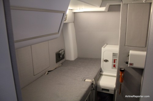 Pilot rest area on a Lufthansa Airbus A380 - Photo: David Parker Brown