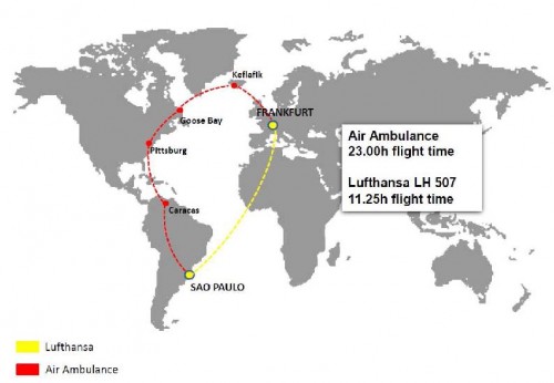 Air Ambulance vs Lufthansa