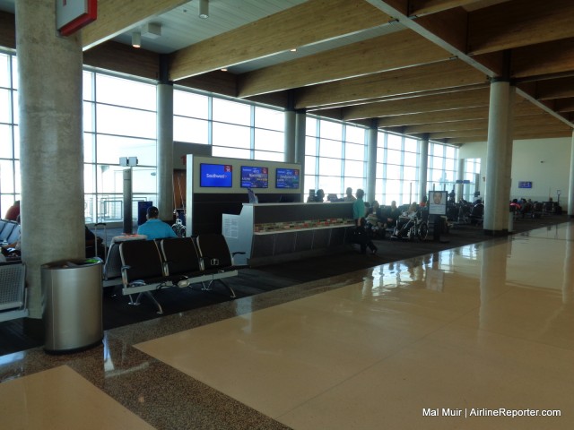 A typical Southwest Gate set up at Dallas Love Field