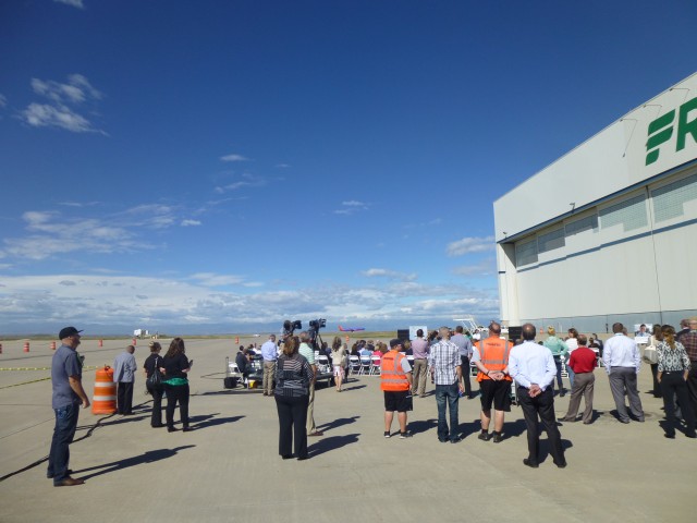 Denver is competitive; throughout the Frontier event, Southwest planes were taking off - Photo: Blaine Nickeson | AIrlineReporter