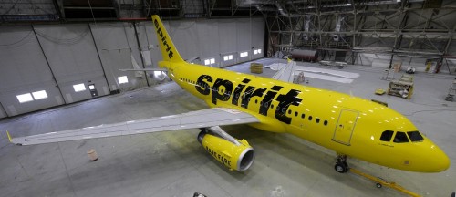 There is no missing Spirit's new bold yellow livery - Photo: Spirit Airlines