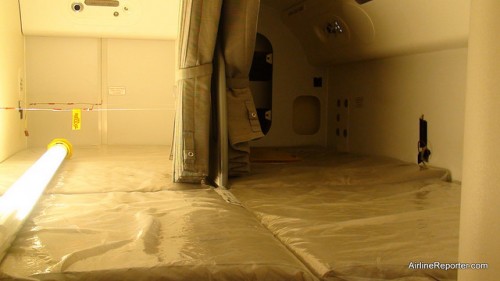 A closer view of ZA003's crew rest area - Photo: David Parker Brown