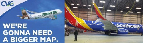 Are these the new liveries of Frontier and Southwest?