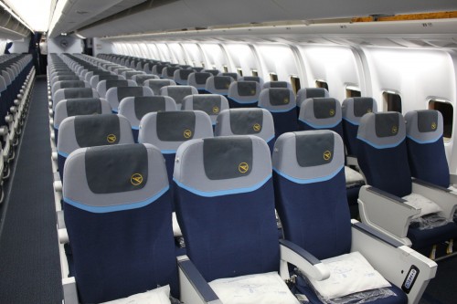 Did you know that Condor Airlines' middle seats on their 767s are about 2" (5cm) wider than non-middle seats. That is pretty awesome. Photo; David Parker Brown