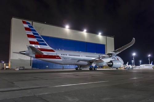 A rear angle of Americans 787 - Photo: American Airlines