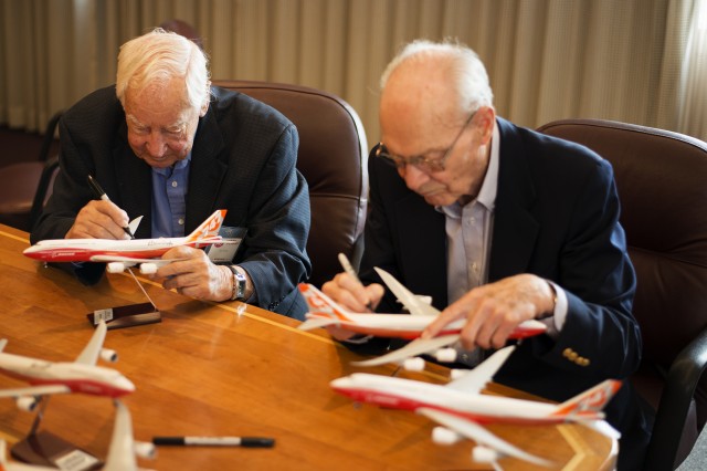 Sutter and Wygle sign models for the Museum of Flight. Photo: Kris Hull