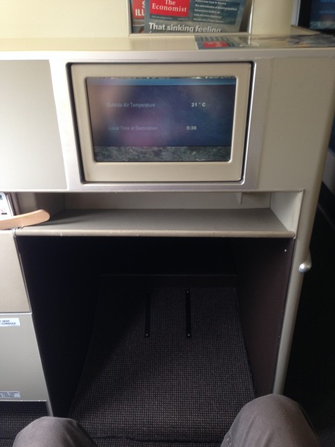 An ageing IFE system in need of an upgrade Photo: Jacob Pfleger | AirlineReporter