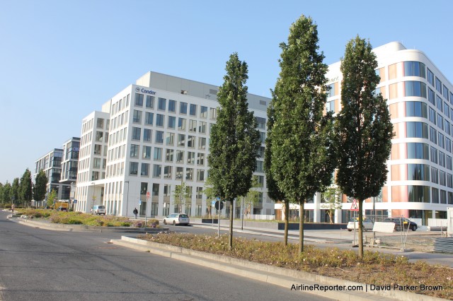 Condor's head quarters is located next to FRA