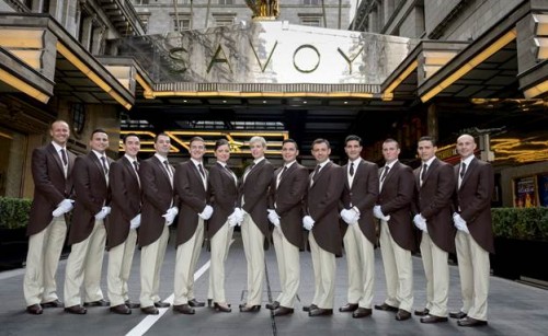 Photo and information from Etihad: An elite group of Etihad Airways cabin crew are set to become the aviation world"s first flying butlers, having completed a specially tailored three week training course in London. The handpicked team of 13 men and women — all based in the airline"s home of Abu Dhabi — demonstrated their outstanding hospitality skills during training at the world-renowned Savoy Hotel. A series of master classes given by the hotel"s Head Butler, Sean Davoren, focused on etiquette and protocol, valet skills and concierge services, to boost the cabin crew"s existing high level customer service experience. The role of the world"s first flying butler is to look after VIP guests booked in Etihad Airways" ground-breaking three room cabin, The Residence by Etihad, which features a living room, private shower room and double bedroom. The Residence will take to the air in December on board the airline"s first Airbus A380 aircraft. The A380 will be deployed on Etihad Airways" premium Abu Dhabi to London Heathrow route. The newly qualified flying butlers, who all currently work as in-flight chefs or food and beverage managers on board Etihad Airways" long-haul fleet of aircraft, were given the special training at the London School of Hospitality and Tourism at the University of West London, as well as on-the-job training at the Savoy Hotel. The Savoy was chosen by Etihad Airways" management as the premier location for the tailored training course, as the hotel was the first in the world to establish its own academy to teach professional butlers. Aubrey Tiedt, Etihad Airways" Vice President Guest Services, said: ”I am extremely proud of the team"s achievements and they all qualified with flying colours to become the world"s first ever butlers in the sky. They are really enthusiastic and cannot wait to board the A380 aircraft and put into practice all that they have learned. ”Etihad Airways aims to be the best in everything we set out to do and the flying butlers will provide a level of service that no traveller has ever experienced in commercial aviation." Sean Davoren, the Savoy"s Head Butler, said: ”The Etihad Airways trainees have been an absolute joy to work with and they all now possess the skills required to provide the highest standard of hospitality for the airline"s premium guests, by blending the discretion of a traditional English butler with the efficiency of a 21st century personal assistant." The first Etihad Airways A380 service will fly from the UAE capital to London"s Heathrow Airport on Saturday 27 December. The airline will receive three more of the superjumbo aircraft in 2015 and the new planes will fly from Abu Dhabi to London and Abu Dhabi to Sydney. New York will follow as the next destination for the A380.