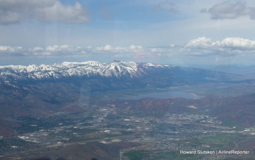 Time to call NorCal Approach. That's Carson City and Lake Washoe. If you look carefully, you can see the Carson City Airport.