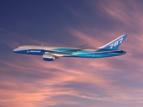 An early design of the 787 - Image: Boeing